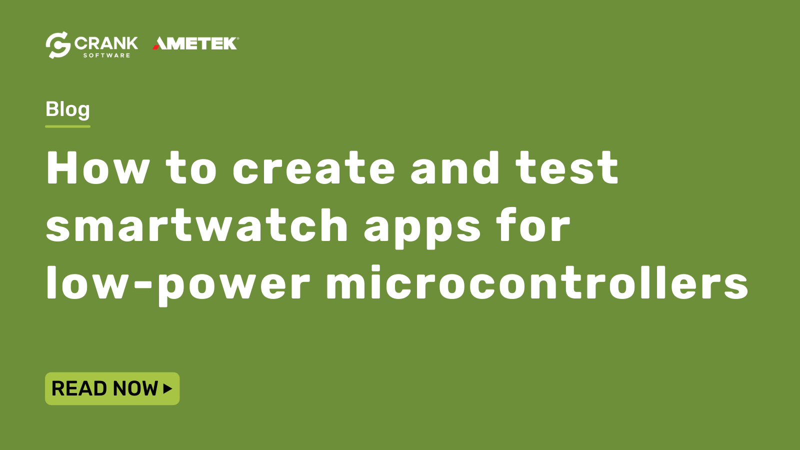 How to create and test smartwatch apps for lowpower microcontrollers